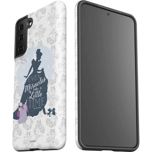 Disney Cinderella Miracles Take Time Silhouette Galaxy S21 FE Pro Case