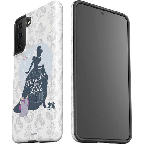 Disney Cinderella Miracles Take Time Silhouette Galaxy S21 Plus 5G Pro Case