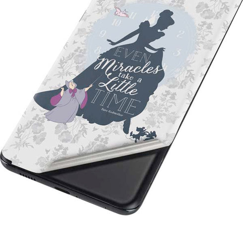 Disney Cinderella Miracles Take Time Silhouette Galaxy S21 Plus 5G Skin