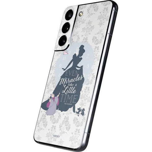 Disney Cinderella Miracles Take Time Silhouette Galaxy S22 Skin