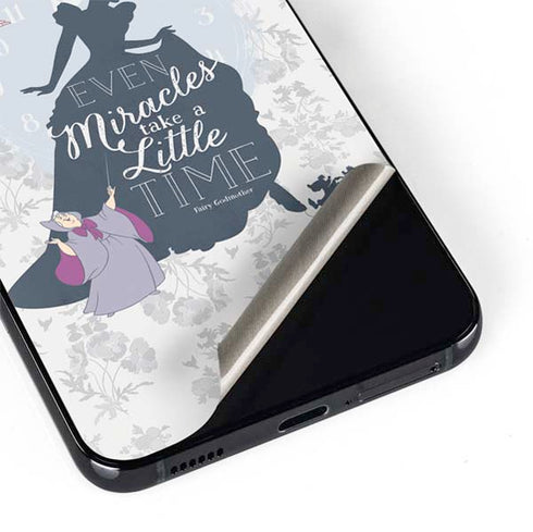 Disney Cinderella Miracles Take Time Silhouette Galaxy S22 Skin