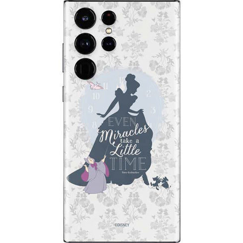 Disney Cinderella Miracles Take Time Silhouette Galaxy S22 Ultra Skin