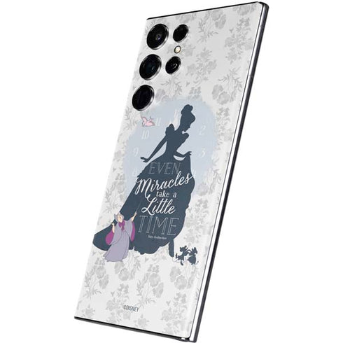 Disney Cinderella Miracles Take Time Silhouette Galaxy S22 Ultra Skin