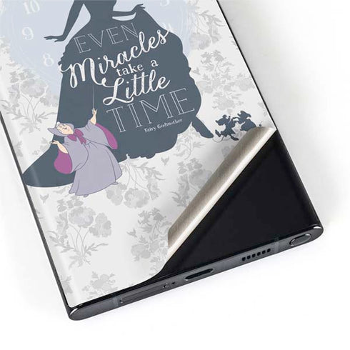 Disney Cinderella Miracles Take Time Silhouette Galaxy S22 Ultra Skin