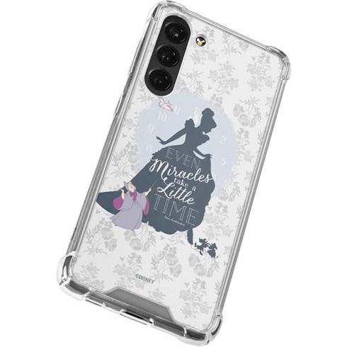 Disney Cinderella Miracles Take Time Silhouette Galaxy S23 Plus Clear Case