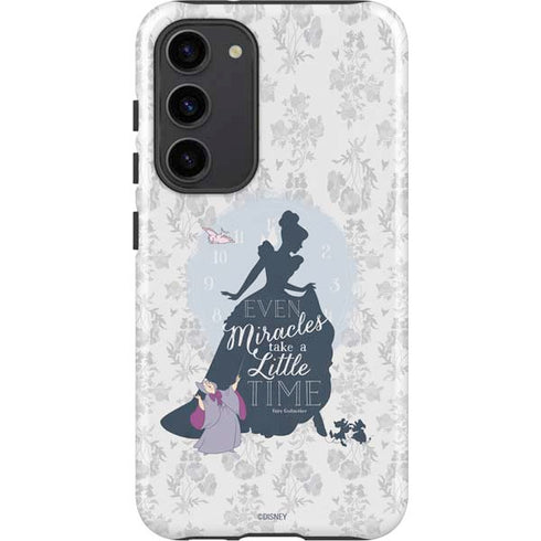 Disney Cinderella Miracles Take Time Silhouette Galaxy S23 Plus Pro Case