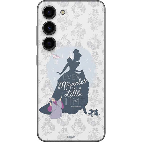 Disney Cinderella Miracles Take Time Silhouette Galaxy S23 Skin