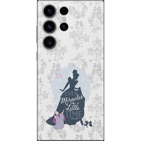 Disney Cinderella Miracles Take Time Silhouette Galaxy S23 Ultra Skin