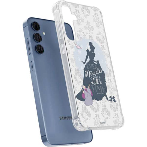 Disney Cinderella Miracles Take Time Silhouette Galaxy S24 Clear Case