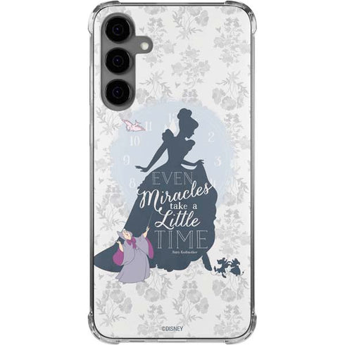 Disney Cinderella Miracles Take Time Silhouette Galaxy S24 Plus Clear Case