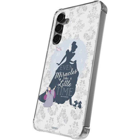 Disney Cinderella Miracles Take Time Silhouette Galaxy S24 Plus Clear Case