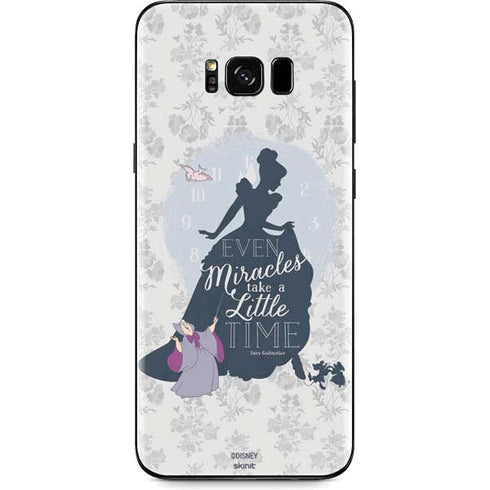 Disney Cinderella Miracles Take Time Silhouette Galaxy S8 Plus Skin