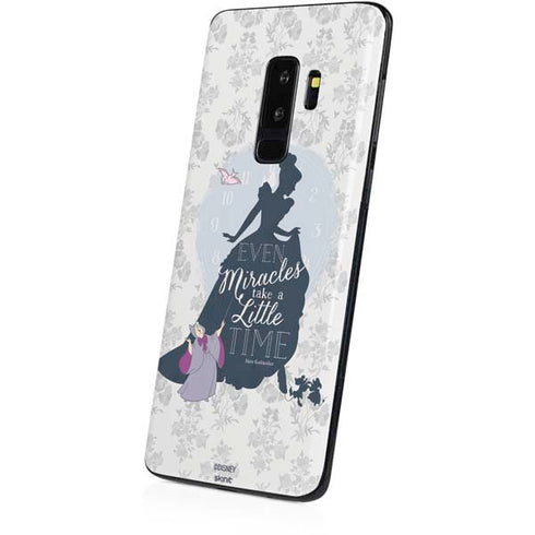 Disney Cinderella Miracles Take Time Silhouette Galaxy S9 Plus Skin