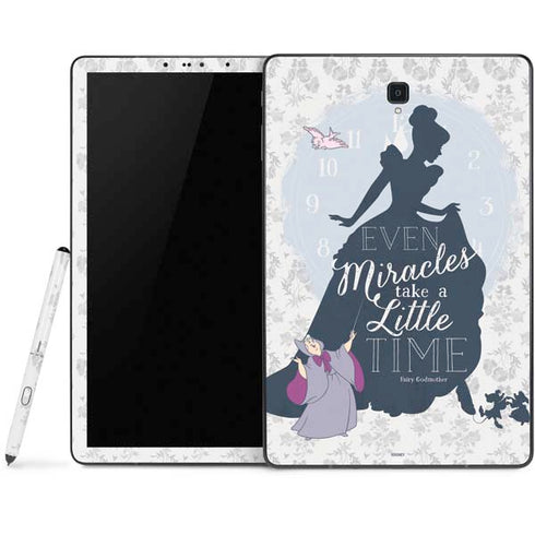 Disney Cinderella Miracles Take Time Silhouette Samsung Galaxy Tab Skin