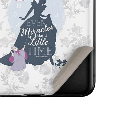Disney Cinderella Miracles Take Time Silhouette Galaxy Z Flip Skin