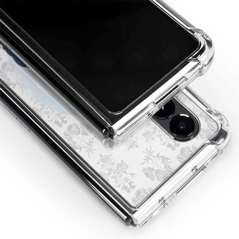 Disney Cinderella Miracles Take Time Silhouette Galaxy Z Fold4 5G Clear Case