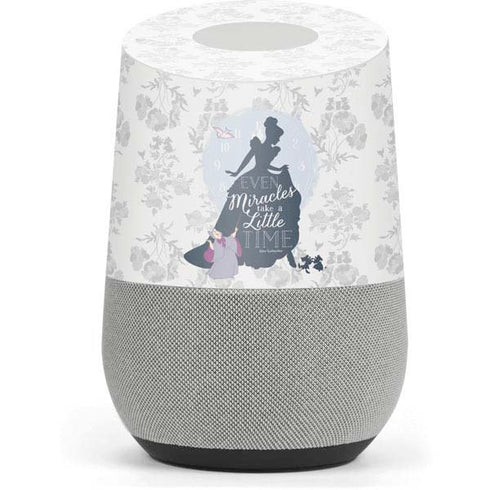 Disney Cinderella Miracles Take Time Silhouette Google Home Skin