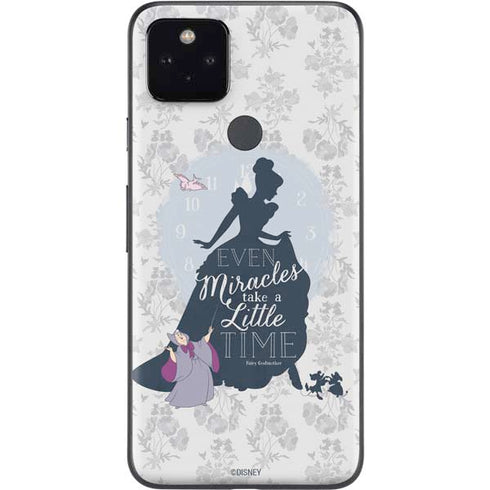 Disney Cinderella Miracles Take Time Silhouette Google Pixel 5a Skin