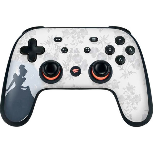 Disney Cinderella Miracles Take Time Silhouette Google Stadia Controller Skin