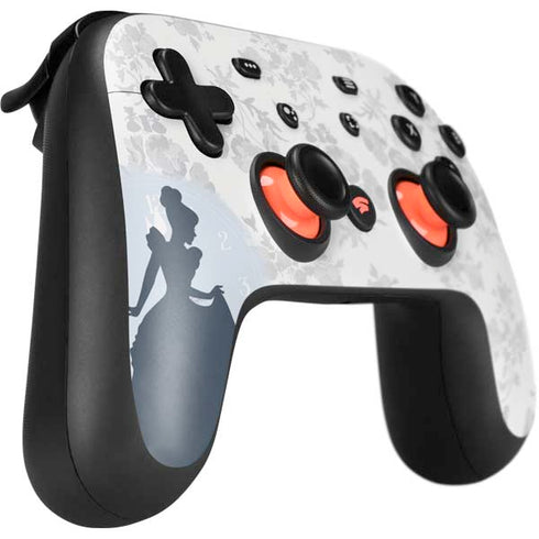 Disney Cinderella Miracles Take Time Silhouette Google Stadia Controller Skin