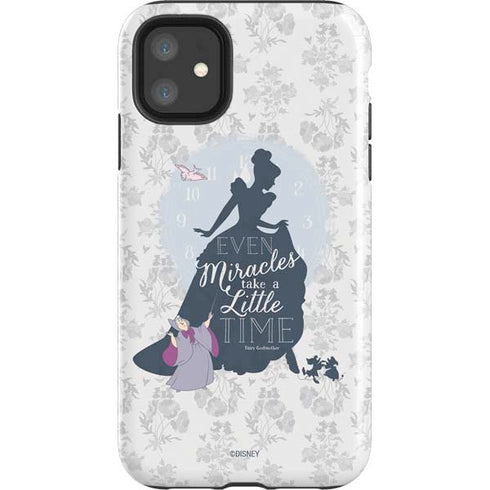 Disney Cinderella Miracles Take Time Silhouette iPhone 11 Impact Case