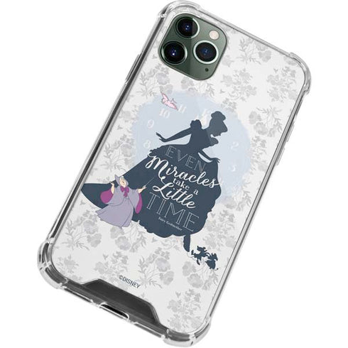 Disney Cinderella Miracles Take Time Silhouette iPhone 11 Pro Max Clear Case