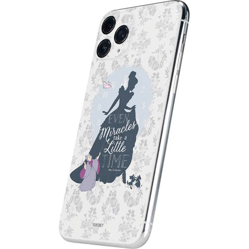 Disney Cinderella Miracles Take Time Silhouette iPhone 11 Pro Skin