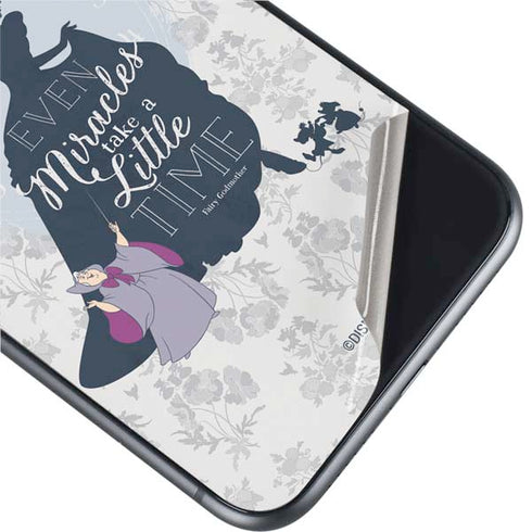Disney Cinderella Miracles Take Time Silhouette iPhone 11 Skin