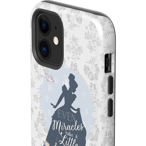 Disney Cinderella Miracles Take Time Silhouette iPhone 12 Impact Case