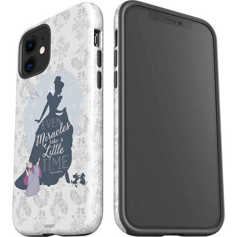 Disney Cinderella Miracles Take Time Silhouette iPhone 12 Impact Case