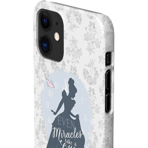 Disney Cinderella Miracles Take Time Silhouette iPhone 12 Mini Lite Case