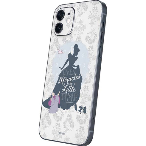 Disney Cinderella Miracles Take Time Silhouette iPhone 12 Mini Skin