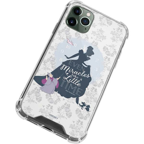 Disney Cinderella Miracles Take Time Silhouette iPhone 12 Pro Max Clear Case