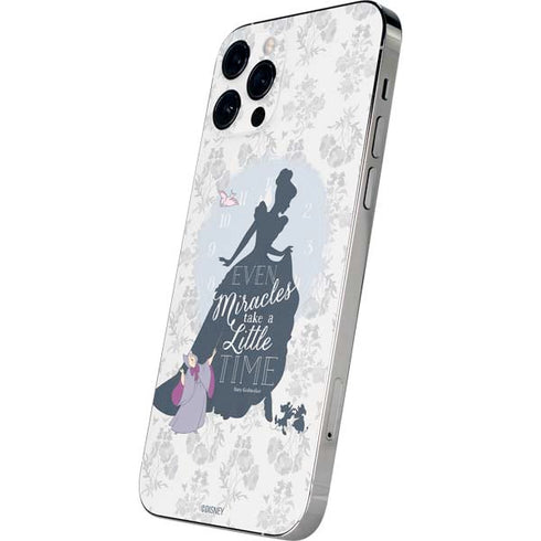 Disney Cinderella Miracles Take Time Silhouette iPhone 12 Pro Max Skin