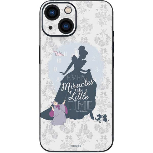 Disney Cinderella Miracles Take Time Silhouette iPhone 13 Mini Skin