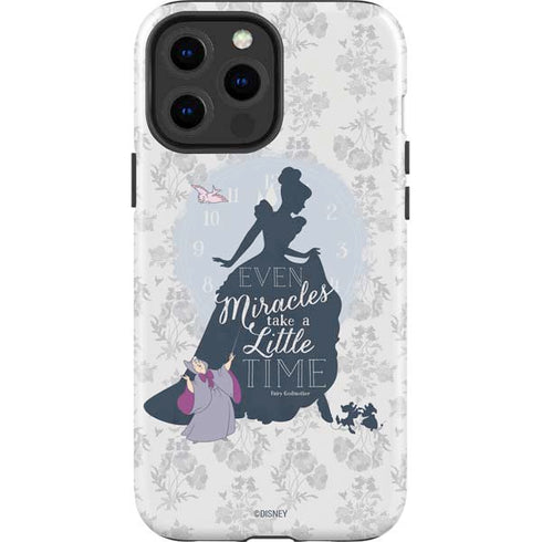 Disney Cinderella Miracles Take Time Silhouette iPhone 13 Pro Max Impact Case