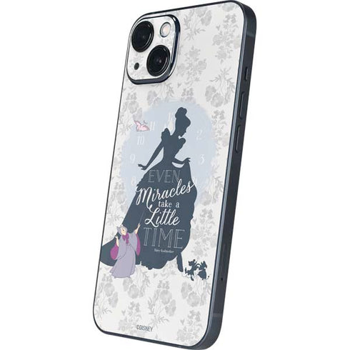 Disney Cinderella Miracles Take Time Silhouette iPhone 15 Plus Skin