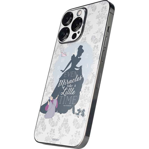 Disney Cinderella Miracles Take Time Silhouette iPhone 14 Pro Max Skin