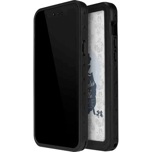 Disney Cinderella Miracles Take Time Silhouette iPhone 14 Pro Max Waterproof Case