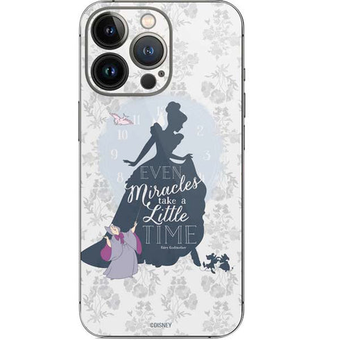 Disney Cinderella Miracles Take Time Silhouette iPhone 14 Pro Skin