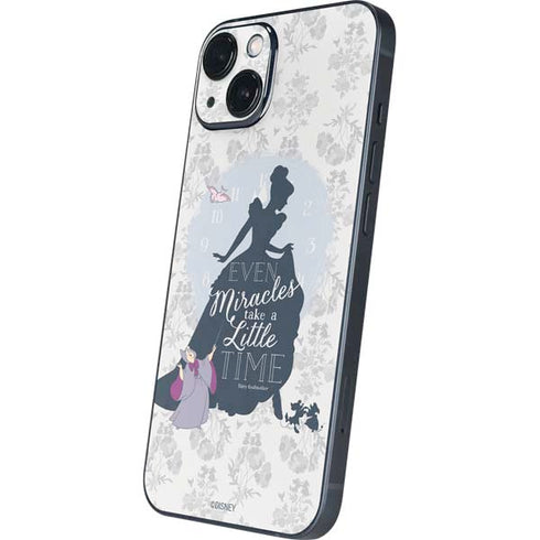 Disney Cinderella Miracles Take Time Silhouette iPhone 14 Skin