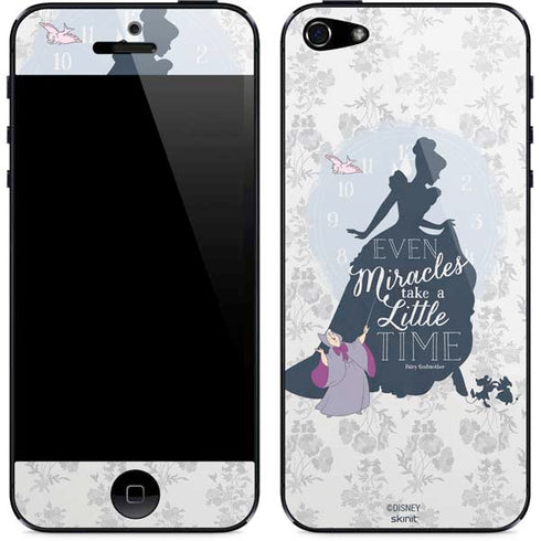 Disney Cinderella Miracles Take Time Silhouette iPhone 5/5s/5SE Skin