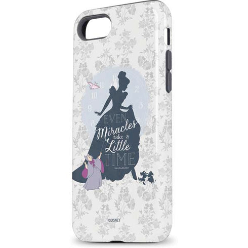 Disney Cinderella Miracles Take Time Silhouette iPhone 7 Pro Case