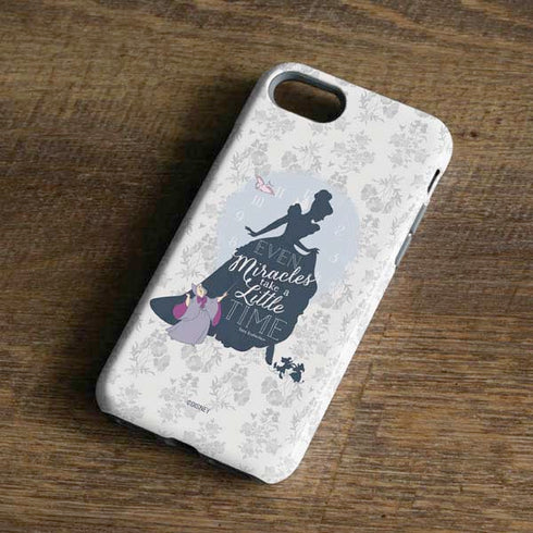 Disney Cinderella Miracles Take Time Silhouette iPhone 8 Pro Case
