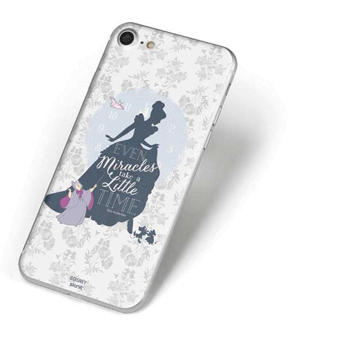Disney Cinderella Miracles Take Time Silhouette iPhone 8 Skin