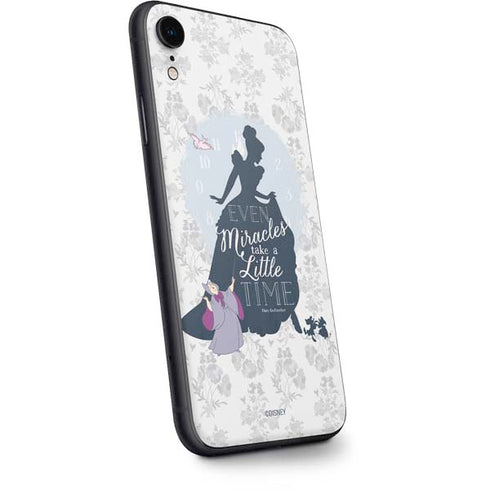 Disney Cinderella Miracles Take Time Silhouette iPhone XR Skin