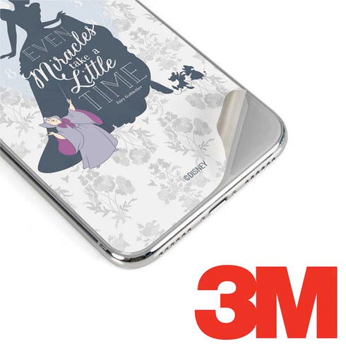 Disney Cinderella Miracles Take Time Silhouette iPhone XS Max Skin