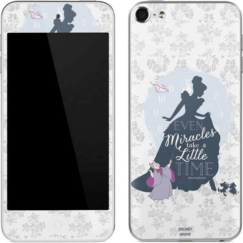 Disney Cinderella Miracles Take Time Silhouette Apple iPod Skin