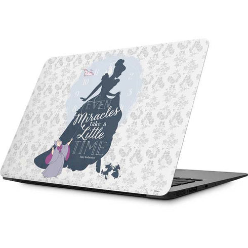 Disney Cinderella Miracles Take Time Silhouette Apple MacBook Skin