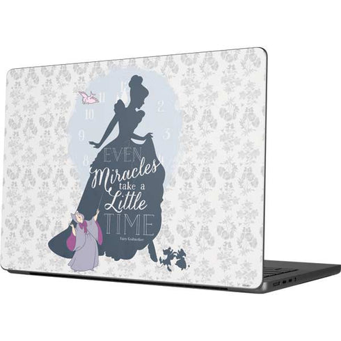Disney Cinderella Miracles Take Time Silhouette MacBook Pro 14in (2021-24) Skin